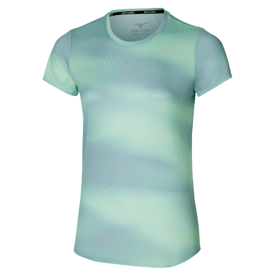 Mizuno CORE GRAPHIC T-SHIRT  Flash mint